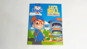 Blippi Lets Roll Colouring Book