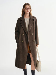 DUSHU | Oversized High Quality Wool Blend Cashmere and Yak Hair Womens Coat