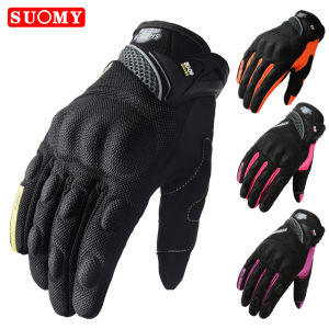 Suomy Motorcycle Gloves Motocross Gloves Full finger Touchscreen Electric Car scooter Gloves Road Street Cycling Gloves Guantes