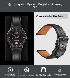Maikes | Dây Đeo Đồng Hồ Nam Da Bê Mềm Có Khóa Nhanh
