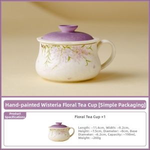 SHUANGYU | Personal High-end Office Tea Cup with Infuser
