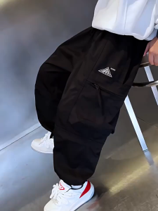 Cargo Jogger Pants with Side Pockets for kids boys girls 2-14ys cargo pant high quality