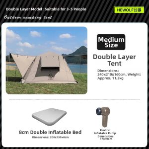 Hewolf | Waterproof Thickened Camping Tent