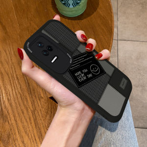 Redmi K90 pro Max Phone Case Full Cover Soft Silicon Smile Face Design K80 pro K70E K60 Supreme Champion Edition Mens New Trendy High-End Leather Pattern Case