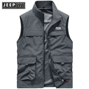 Jeep tinh thần 1941 estd áo ba lỗ mùa hè người đàn ông ngoài trời gilets nhiếp ảnh cắm trại Áo Khoác Nam Áo khoác người Đàn ông áo khoác ngoài nam Công cụ sang trọng không tay