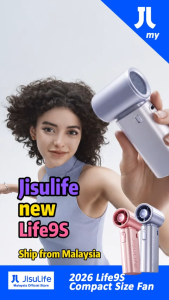 [ORI] JisuLife Life9s 5000mAh Handheld Fan 22H Long Battery 10 m/s Airflow Slim Fan