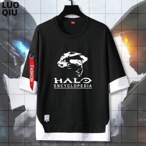 LUOQIU | Áo Thun Phụ Kiện Game Halo 5