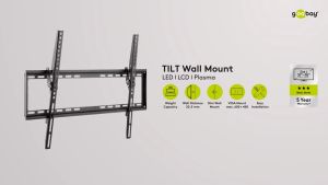 Goobay WH TILT Basic Mount (M / L / XL) (Black) 49731 49741 49743