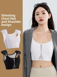 miiow | Cat Person Summer Thin Breathable Mesh Sports Bra Underwear Large Chest Appears Small Shoulder Pad Vest Base Layer Sports Bra