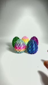 1PCS Collection Level Creative Egg Shaped Desktop Decoration Craft Small Statues Ideal Home Decora Living Room Decora 3D Statues