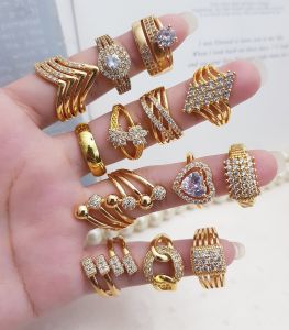 (Random) Cincin Xuping Murah 15 Ribuan Bahan Rhodium 0517ab