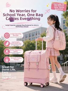 QIANRENSHI | Wheeled Luggage with Telescopic Handle Removable Foldable Large Capacity