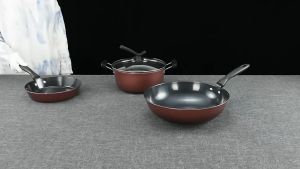 Non Stick Cookware Set Frying Pans Non Stick Pot Set 3 In 1 Non Stick Pan Non Stick Wok Set