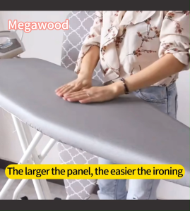 Folding Ironing Board with Safety Iron Rest Height Adjustment Clothing Home Laundry Room or Dorm Use Ironing board