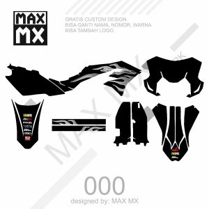 Decal Fullbody Dtracker & Sticker Striping Variasi