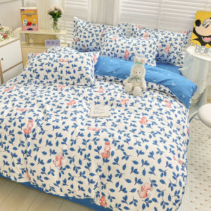 Cartoon Crayon Shinchan Cute Cotton Bedding Set Dormitory Student Three-Piece Four-Piece Suite Quilt Cover Pure Cotton Sheet