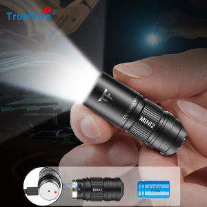 Đèn Pin Mini LED Trustfire Mini2 Có Thể Sạc Lại Móc Khóa Sử Dụng Nguồn USB 250 Lumen Chống Nước IPX8 Đèn Pin EDC Dùng Cho Cắm Trại Đi Bộ Đường Dài Săn Bắn
