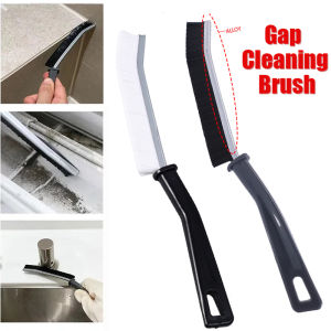 Hợp kim làm sạch sâu bàn chải Khoảng cách bàn chải làm sạch rãnh kẽ hở bút lông dài cửa sổ đường ray gạch khớp phất trần nhà vệ sinh góc chết dụng cụ vệ sinh phòng tắm nhà bếp Scrubber