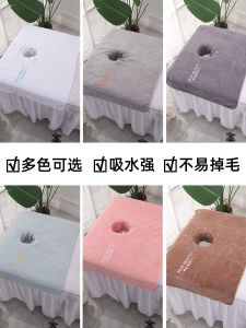Khăn Mặt Spa Chuyên Dụng Có Lỗ Đệm Mặt Khăn Tắm Massage Spa Logo in Khăn Tắm Spa Chuyên Dụng Khăn Mặt Spa