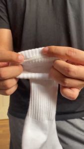 Tất cổ cao nam nữ GOMTAT chất liệu cotton hút ẩm khử mùi có đệm lót xù êm chân - STA-5009-CAO-1DOI