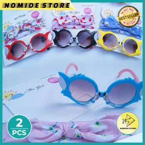 Bando Bayi Perempuan & Kacamata Headband Set 2in1: Aksesoris Fashion Import