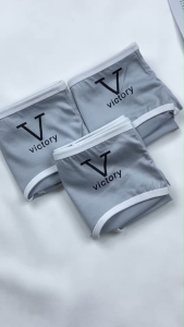 กางเกงชั้นในผู้หญิงแพ็ค3ตัวสกรีนหรูหราดูดีเลือกสีได้ใส่สบายดีไซน์สวย