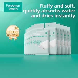 Purcotton | Absorbent Individually Packaged Cotton Towel for Pregnancy Hospital Use Extra Thick Large