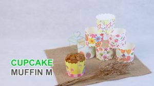 [50 Pcs] Muffin Cake Case Size M Cup cake Kertas Alas Donut Roti Kue Bolu