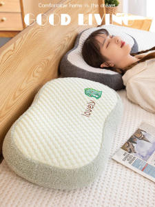 หมอนรองกระดูกสันหลังแบบอิงตummy Cartoon Memory Foam สำหรับนักเรียน นิสิต ผู้หญิง หมอนนอนกลางวันสำหรับเด็กและผู้ใหญ่