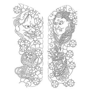 แผงหน้าชุดที่ 12 แบบลอกลายพร้อมสัก