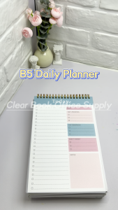 B5 Daily Planner 52 Sheets Weekly Notebook Spiral Notebook To Do List Schedule Notebook Task Planner