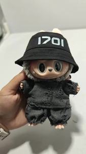 New 15-17cm Labubu Fishermans Hat Cold Baby Clothes Suit Band Around Nanjing Style Labubu Baby Clothes New