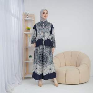 Laura one set setelan daily rayon luna motif premium kekinian viral adem jumbo/setelan atasan dan celana model terbaru 2025 s-xxl
