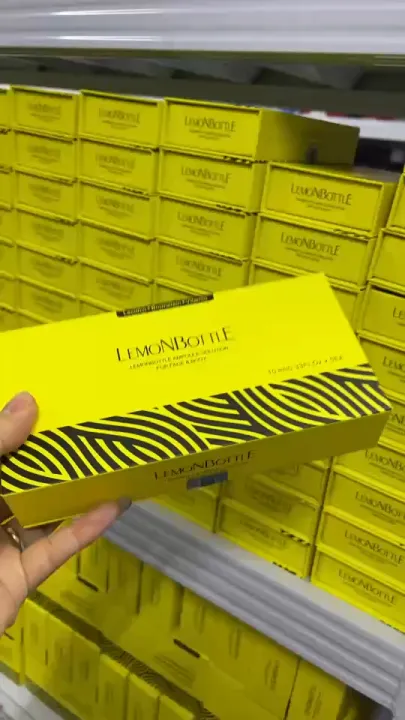 lemon bottle fat dissolving vials NOW ON HAND No more waiting it's finally here! Our Lemon Bottle Solution is now AVAILABLE ON HAND ready for immediate orders! Buy LemonBottle Fat Dissolving Solution