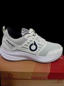 promo cod !!! sepatu sneaker sepatu putih polos list hitam sepatu running sepatu pria wanita
