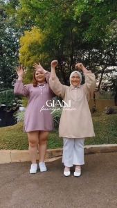 Siselyo Giani Kemeja Tunik - Kaos Tunik Oversize - Atasan Muslimah