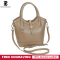 Royal Bagger Vintage Top-Handle Bags for Women, Genuine Leather Crossbody Shoulder Bag, Casual Bucket Handbag 1806. 