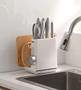 Knife Rack Storage Rack Knife Chopping Board Rack Knife Storage Rack Table Wall Chopping Board Rack
