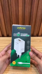 Tc A96 / Travel Charger Infinix 80W Support Fast Charging Micro & Type C