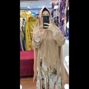 BISA COD || ALISHA MUSLIM FASHION SALE GAMIS SYARI SET KHIMAR BY ARSYAKAYLA SYAFEERA FAZZA