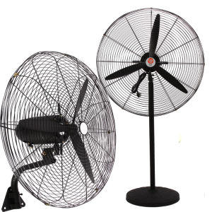 Industrial fan electric stand Fan floor fan wall fan |30 inches vertical electric fan | three-speed adjustment | Quiet power-saving wide-angle shaking head blower long-life strong wind fan for shops restaurant,warehouses factories markets and farms