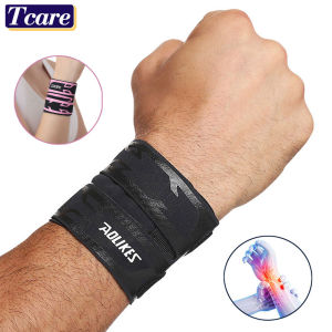 1 PCS Sports Wrist Support Wrist Compression Brace Strap for Fitness Weightlifting Basketball Tennis Wrist Wraps Pain Relief Men and Women