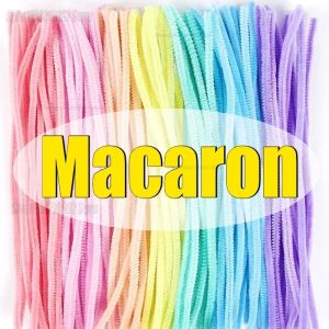 Chenille Wire Pipe Cleaners Creative Wires Cleaners Colorful Stems DIY Plush Stem Wired Twist Stick Hair Strip Kid Handmade