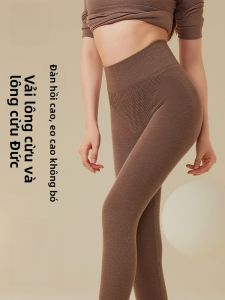 MiiOW | Quần lót giữ nhiệt cạp cao dày dặn cho nữ mùa đông Quần lót giữ nhiệt bằng lông cừu Quần lót giữ nhiệt MiiOW