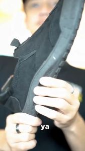 Peps Sepatu sneakers Pria Keren Bahan Suede Elastis Import Terbaru – Coreblack