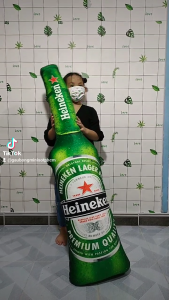 (MIỄN SHIP) GỐI ÔM VẢI MỊN CAO CẤP CHAI BIA HENIKEN MẨU MỚI LOẠI ĐẸP TIGER COCA