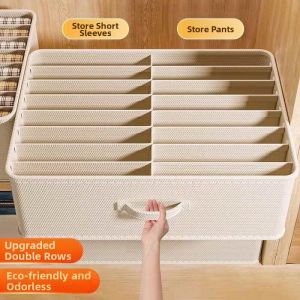 LIKE | Double Layer Closet Organizer Clothing Storage Box