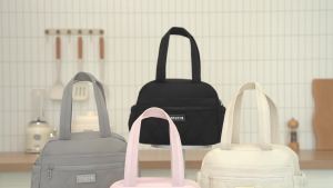 Student Square Insulated Lunch Carrier Handheld Bento Meal Storage Bag RH2577