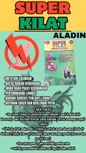 Aladin Super Kilat Saset (12 Kapsul) - Pembasmi Cacing Ayam
