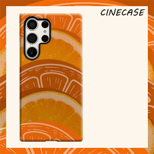 Orange Slice Layer For Samsung Galaxy S26 S25 S24 A56 A36 Dual Layer Luxury Fashion Full Lens Protective Case